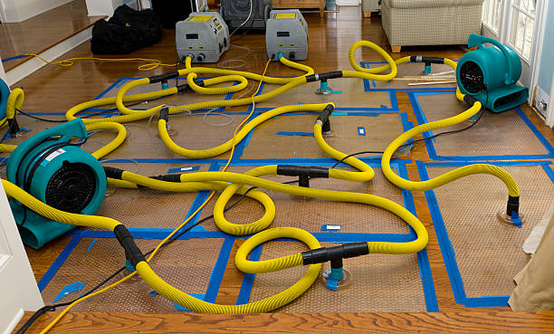 Professional Water Extraction technician working in Glencoe, OK